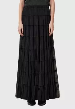 Юбка макси EVA AllSaints, черный