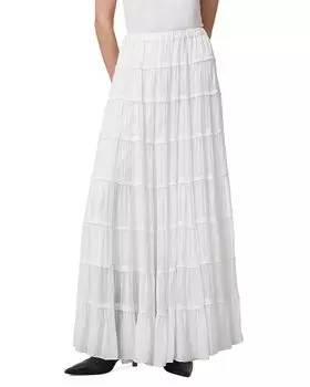 Юбка макси Ева ALLSAINTS, белый