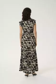 Юбка макси FLORA SKIRT Gestuz, светло-желтый