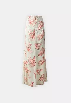 Юбка макси FLORENTINA RUCHED DETAIL SKIRT By Malina, цвет Red