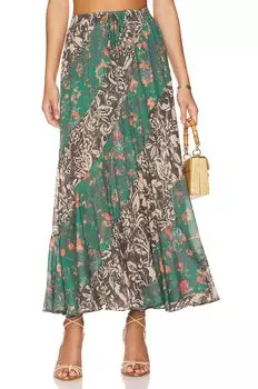 Юбка макси Free People Jackie, цвет Charcoal Combo