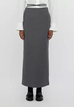 Юбка макси FURETTO WEEKEND MaxMara, серый
