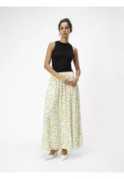 Юбка макси GEBLMTER Object, молочный