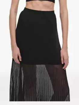 Юбка макси Gennie со складками Simkhai, черный