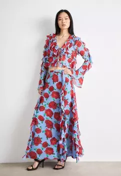 Юбка макси GEORGIA SKIRT Cras, синий