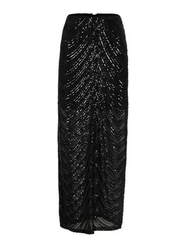 Юбка макси Gestuz Skirt Glira, черный