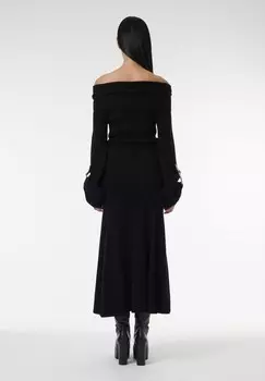 Юбка макси GODET DETAIL Leem, черный