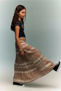 Юбка макси H&M, бежевый