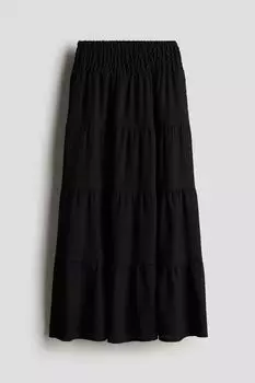 Юбка макси H&M, черный