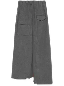 Юбка макси Harry Jejia, серый