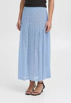 Юбка макси ICHI, синий