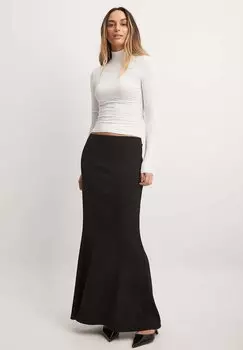 Юбка макси IN MEERJUNGFRAUENFORM NA-KD, черный