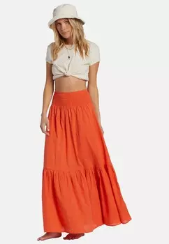 Юбка макси IN THE PALMS Billabong, оранжевый