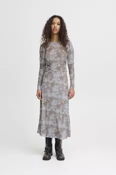 Юбка макси ISTA ICHI, цвет Fungi Snake