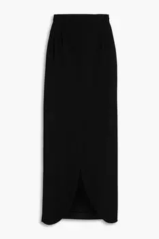 Юбка макси из эластичного кади BOUTIQUE MOSCHINO, черный
