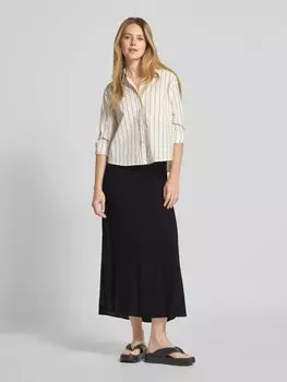 Юбка макси из чистой вискозы модель «ALBA» Vero Moda, черный