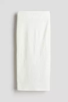 Юбка макси из джерси H&M, белый