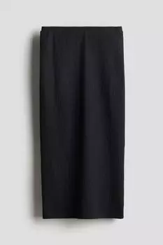 Юбка макси из джерси H&M, черный