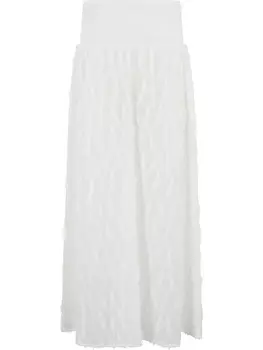 Юбка макси из хлопка Federica Tosi, белый