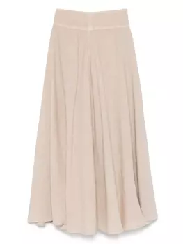 Юбка макси из льна 120% Lino, нейтральный