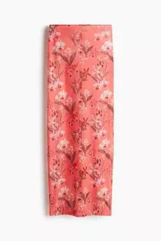 Юбка макси из сетчатого принта South Beach, красный