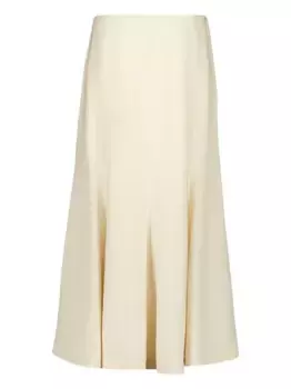 Юбка макси из шелка Selma Gabriela Hearst, нейтральный