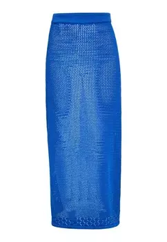 Юбка макси IZIA Skirt, коабльтовый синий
