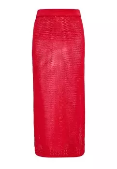 Юбка макси IZIA Skirt, красный