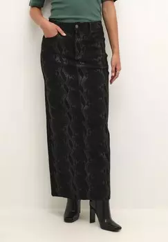 Юбка макси Kaffe, черный