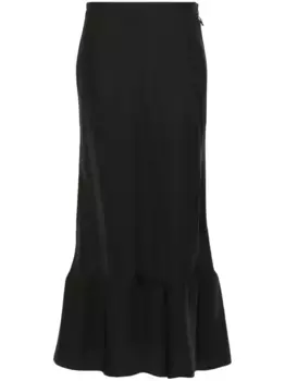 Юбка макси LEMAIRE, зеленый