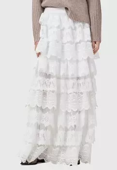 Юбка макси LIZI AllSaints, белый