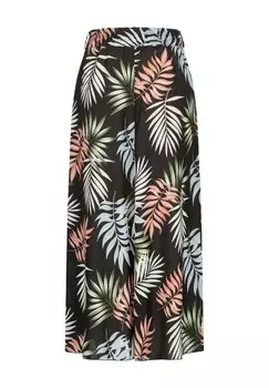 Юбка макси LONGFORM MIT ALLOVER BLTTER PRINT Cloud 5ive, черный