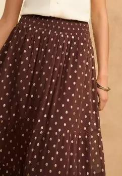Юбка макси Love & Roses, коричневый