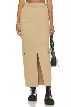Юбка макси Lovers and Friends Remy, цвет Taupe Neutral