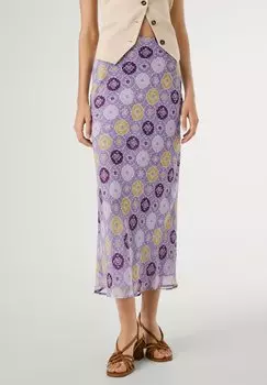 Юбка макси LULY Pepe Jeans, сиреневый