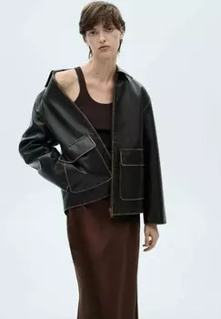 Юбка макси Mango, коричневый