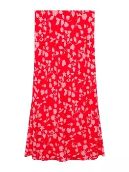 Юбка макси MANGO Skirt BOMBAI, красный