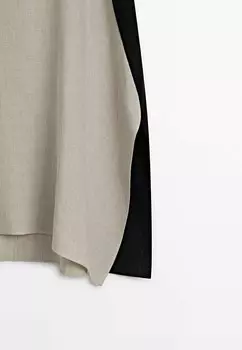 Юбка макси Massimo Dutti, бежевый