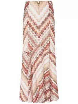 Юбка макси Missoni с зигзагом, нейтральный
