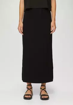 Юбка макси MIT ELASTIKBUND QS, черный