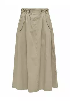 Юбка макси MITTLERE TAILLE LANGER ONLY, бежевый