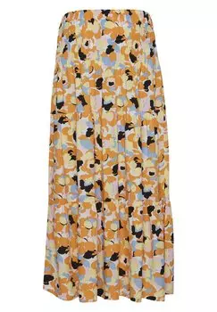 Юбка-макси Mmjoella Layer b.young, микс лимонного безе