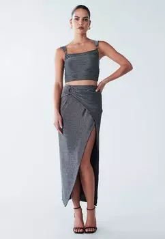 Юбка макси MYRA BWLDR, серый