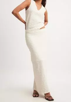 Юбка макси NA-KD, белый