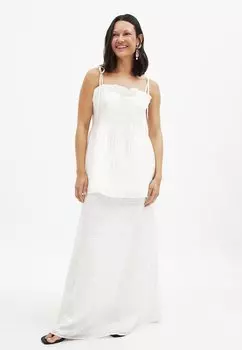 Юбка макси NA-KD, белый