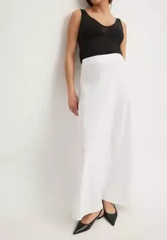 Юбка макси NA-KD, белый