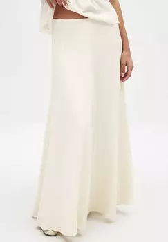 Юбка макси NA-KD, бежевый