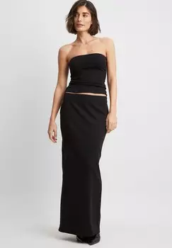 Юбка макси NA-KD, черный