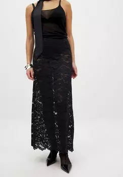 Юбка макси NA-KD, черный