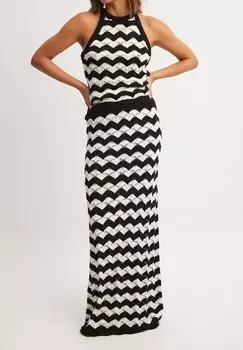 Юбка макси NA-KD, черный